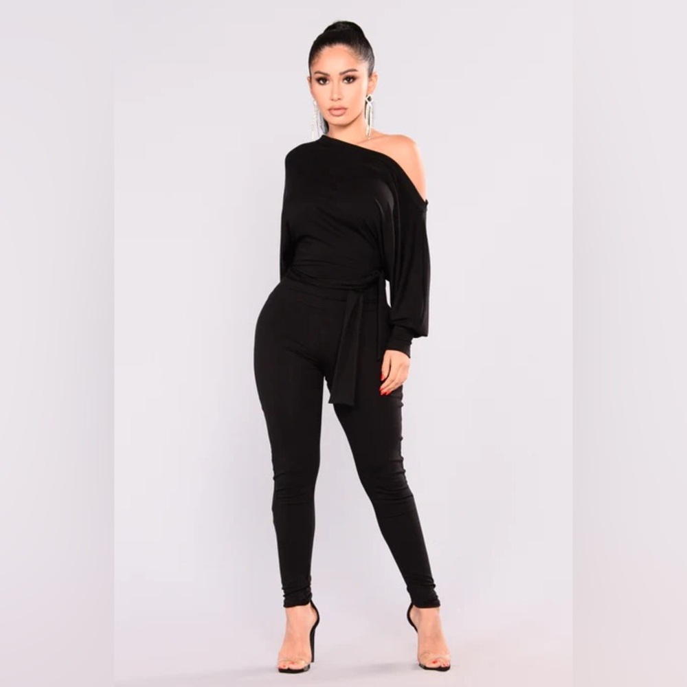 2 different Fashion Nova black jumpsuits, size XL, nwt